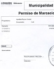 Permiso de marcación